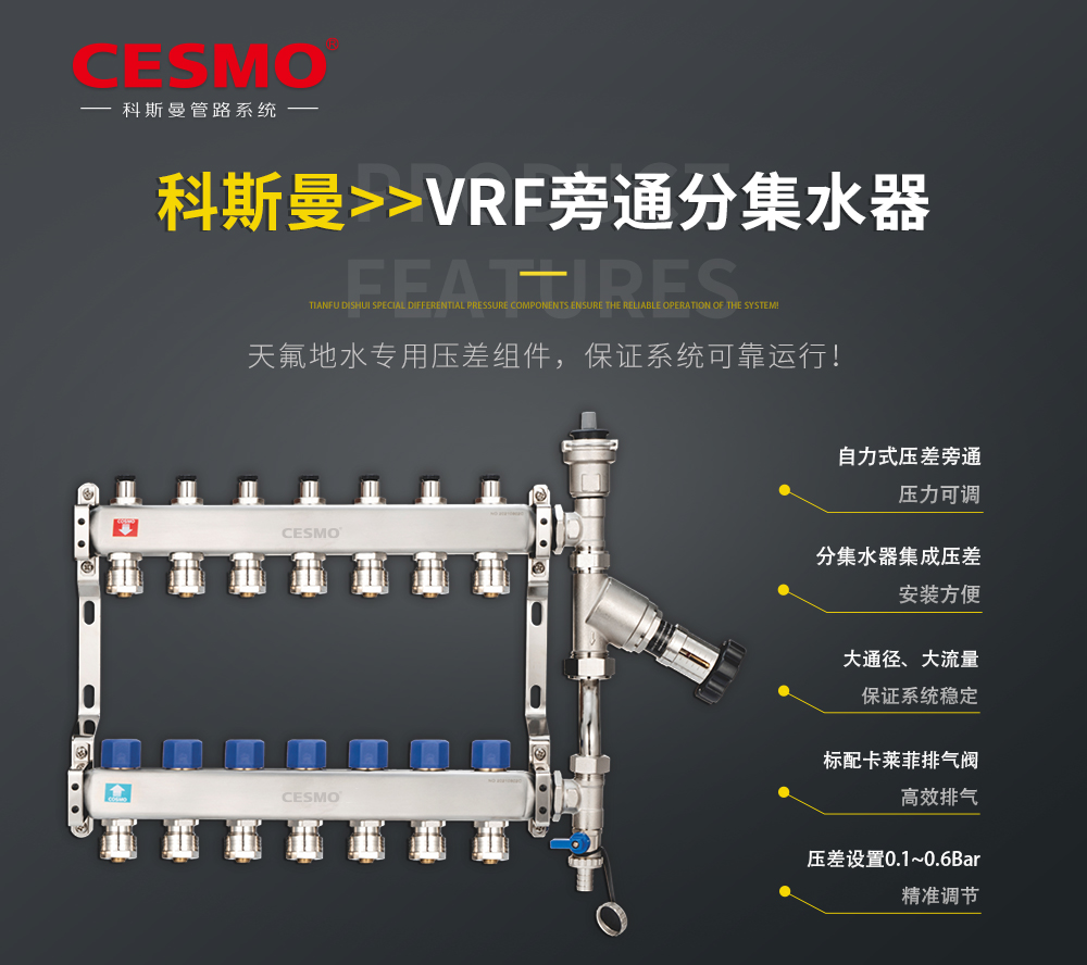 VRF旁通分集水器